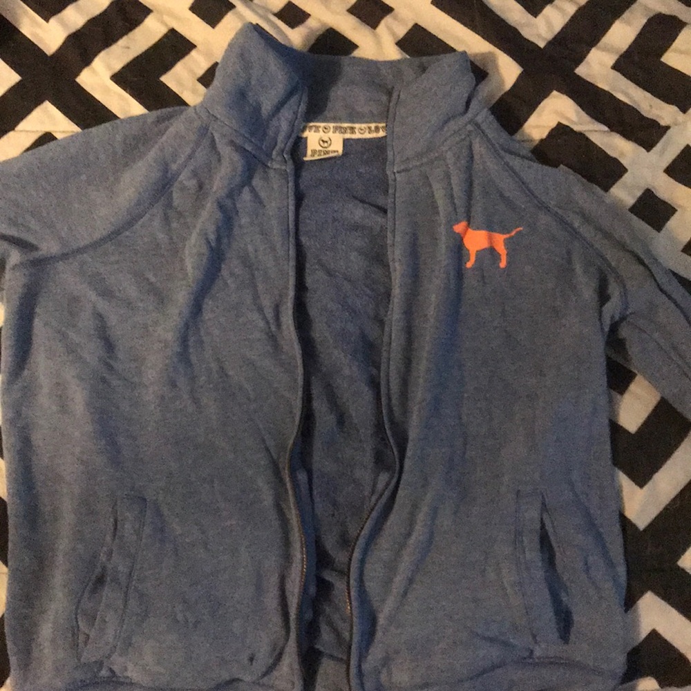 women’s PINK zip up sweatshirt